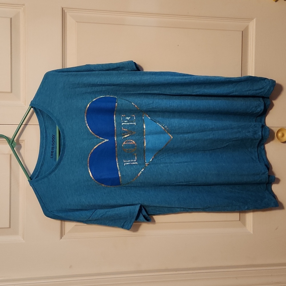 Life Is Good Love Tee Shirt XL NEW